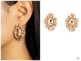 We All Scream for Ice QUEEN - Gold Post Earring