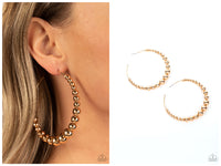 Show Off Your Curves - Gold Hoop Earring