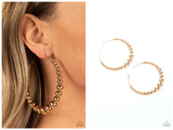 Show Off Your Curves - Gold Hoop Earring