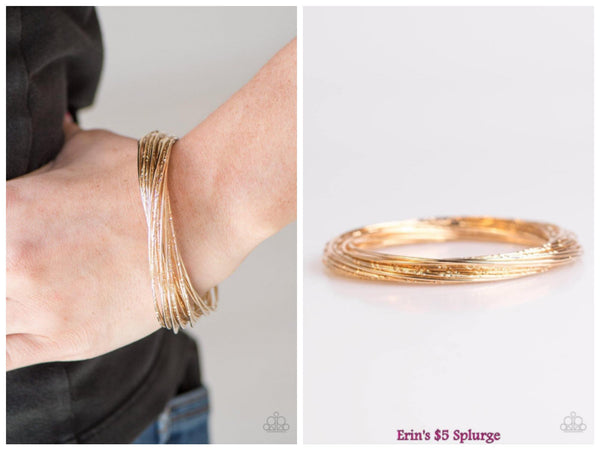 I Eat Glitter For Breakfast - Gold Bracelet