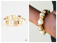 Gold and White Pearl Set