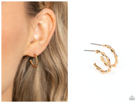 Irresistibly Intertwined - Gold Hoop Earring