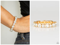 Born To Bedazzle - Gold Bracelet