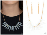 Ice Age Intensity - Gold Necklace