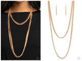 Save Your TIERS - Gold Necklace