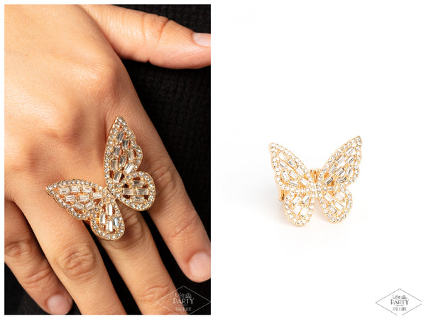 Flauntable Flutter - Gold Ring