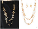 The OVAL-achiever - Gold Necklace