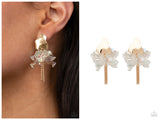 Harmonically Holographic - Gold Post Earring