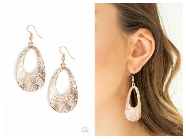 Mean Sheen - Rose Gold Earring