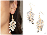 Ice Garden Gala - Gold Earring
