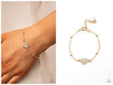 Heartachingly Adorable - Gold Bracelet
