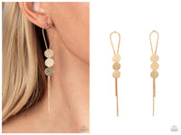 Bolo Beam - Gold Post Earring