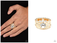 Top Dollar Bling - Gold Ring