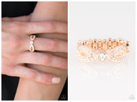 Extra Side Of Elegance - Rose Gold Ring