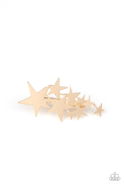 She STAR-ted It! - Gold Hair Clip