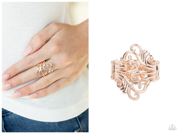 Voluptuous Vines - Rose Gold Ring