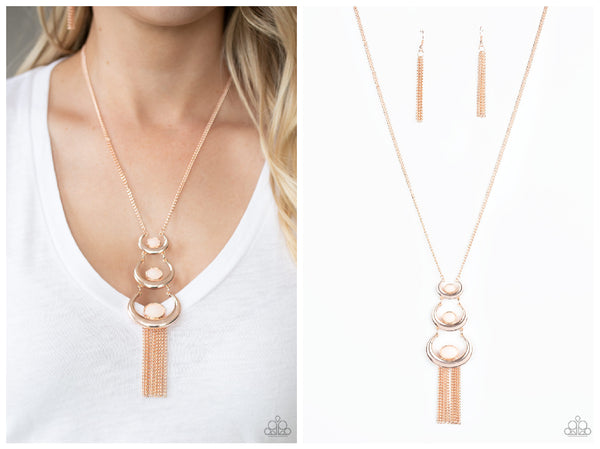 As MOON As I Can - Rose Gold Necklace