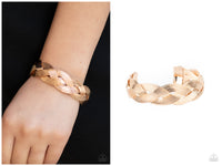 Woven Wonder - Gold Bracelet