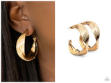 Curves In All The Right Places - Gold Hoop Earring