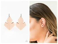 Fire Drill - Rose Gold Post Earring