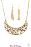 Moroccan Moon - Gold Necklace