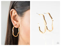 Another Day, Another Slay - Gold Hoop Earring