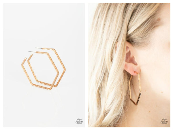 Metro Metric - Gold Hoop Earring