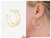 HAUTE Glam - Gold Hoop Earring