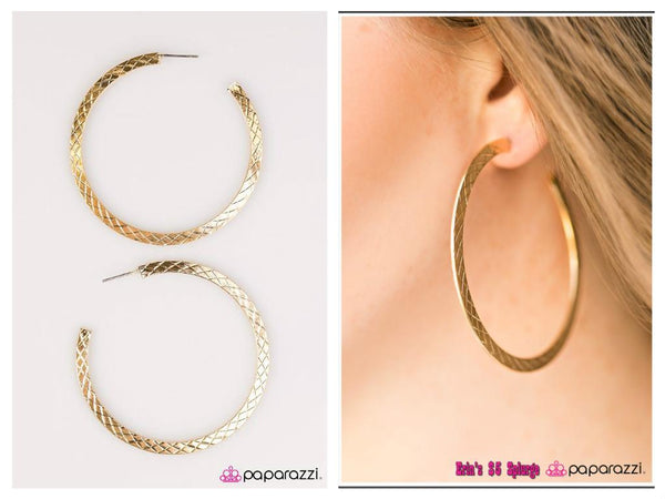 Squad Goals - Gold Hoop Earring