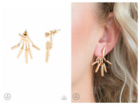 Extra Electric - Gold Post Earring