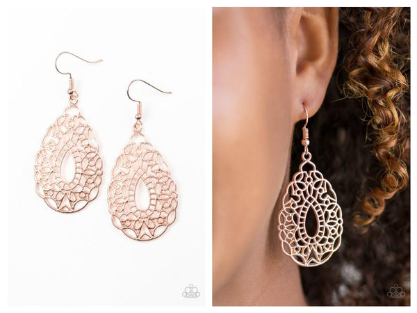 Wisteria Histeria - Rose Gold Earring