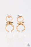 Giza Goddess - Gold Post Earring