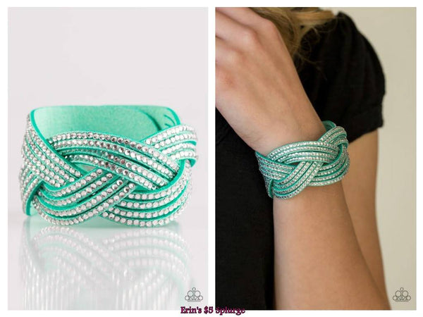 Big City Shimmer - Green Bracelet