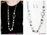 Glam Grotto - Green Necklace