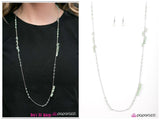 In Your GLITZY-est Dreams - Green Necklace