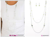 High Tides and Good Vibes - Green Necklace
