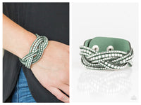 Bring On The Bling - Green Bracelet