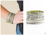 Wham Bam Glam - Green Bracelet