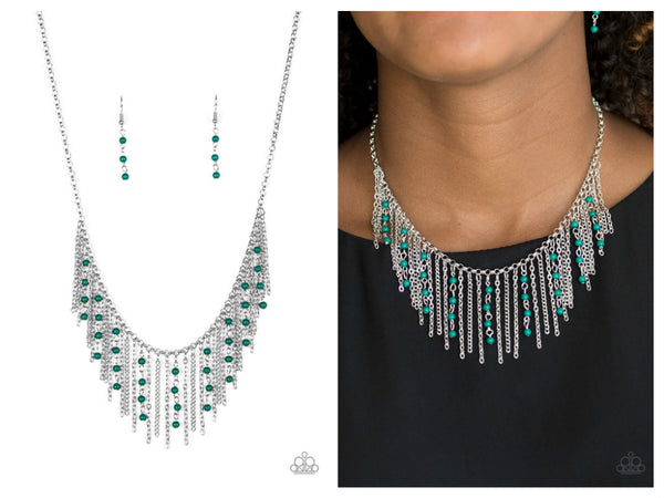 Harlem Hideaway - Green Necklace
