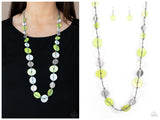 Seashore Spa - Green Necklace