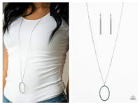 A Dazzling Distraction - Green Necklace