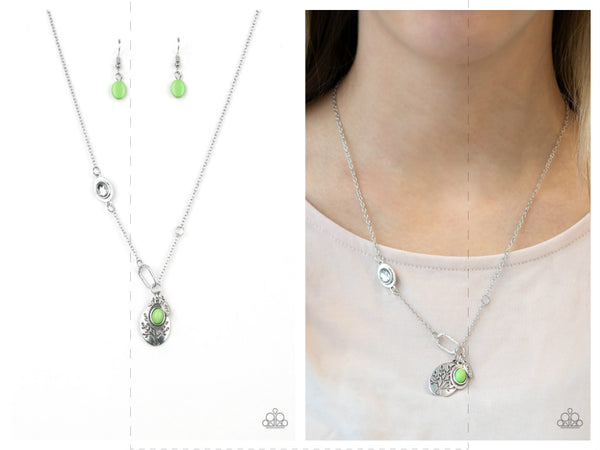 Wanderlust Way - Green Necklace