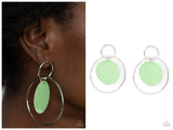 POP, Look, and Listen - Green Post Earring