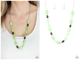 Meadow Escape - Green Necklace