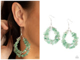 Canyon Rock Art - Green Earring