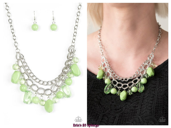 Brazilian Bay - Green Necklace