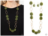 Posh Promenade - Green Necklace