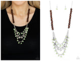 Plains Paradise - Green Necklace