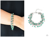 Emerald Green Beaded Set