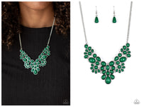 Bohemian Banquet - Green Necklace